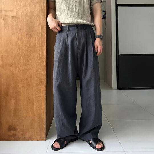 Herren Elegante und lässige Hochbundhose Shop Nory