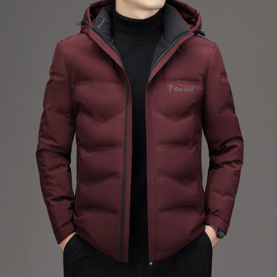 Herren Steppjacke mit Kapuze und schlanker Thermofütterung Shop Nory