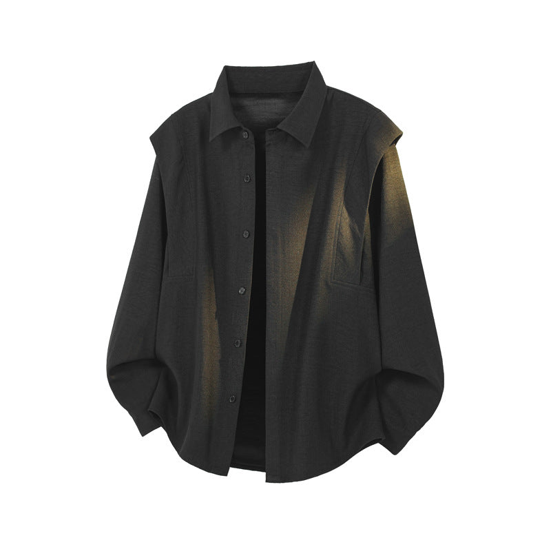Herren Modische Hemdbluse mit strukturiertem Design Shop Nory
