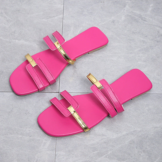 Damen elegante Sandalen mit modischem Riemen-Design