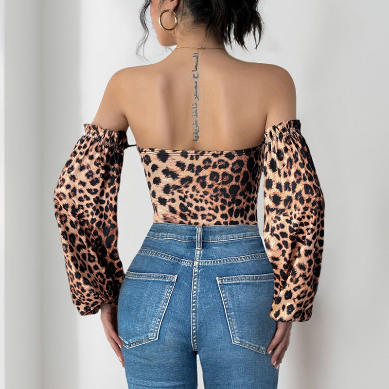 Damen Schulterfreies Bustier-Top mit abnehmbaren Puffärmeln und Raffung Shop Nory