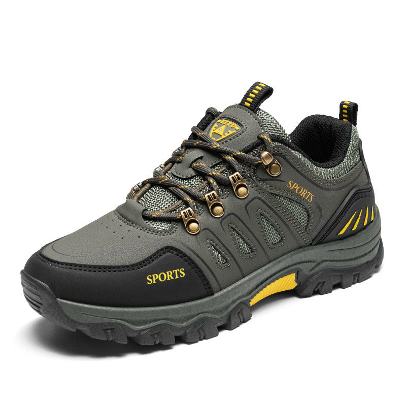 Herren Wanderschuhe mit rutschfester Profilsohle und atmungsaktivem Obermaterial