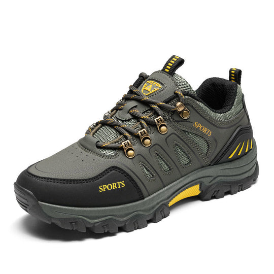 Herren Wanderschuhe mit rutschfester Profilsohle und atmungsaktivem Obermaterial