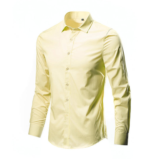Herren Slim-Fit Businesshemd aus Stretch-Baumwollmix mit Kentkragen Shop Nory