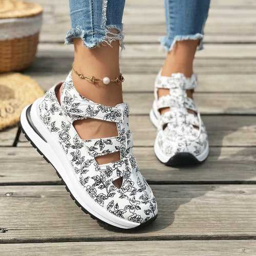 Damen sportliche Sandalen mit modischem Schnitt und atmungsaktiven Einsätzen
