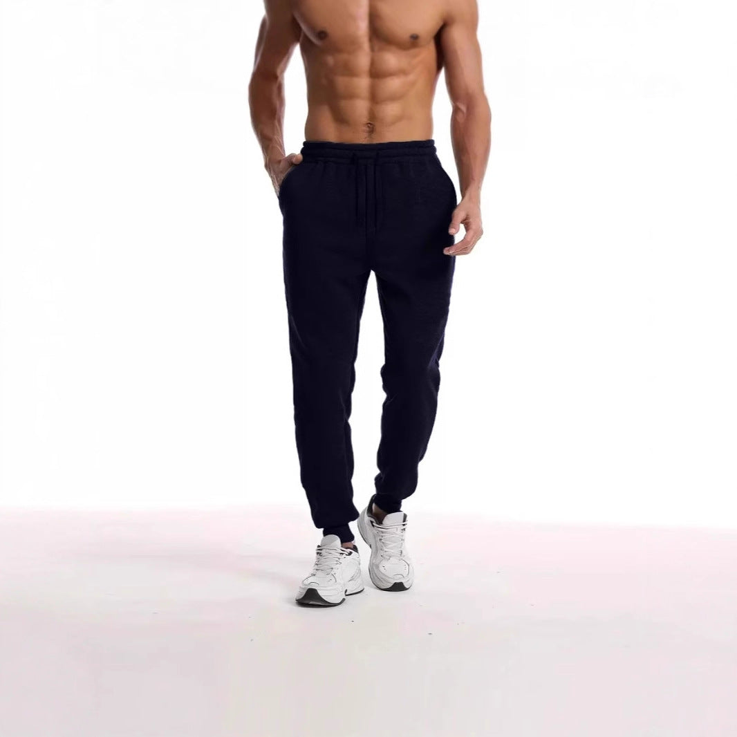 Unisex nan athleisure Jogginghose mit innen angerautem Fleece, elastischem Kordelbund und gerippten Knöchelabschlüssen Shop Nory