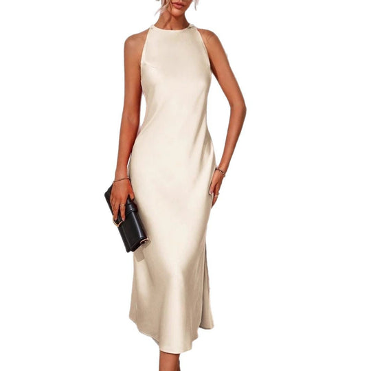 Damen Elegantes Maxikleid mit schmalem Träger und körpernahem Schnitt Shopnory