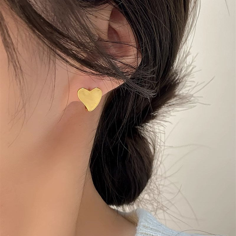 Damen Ohrstecker im stilvollen Herzdesign Shop Nory