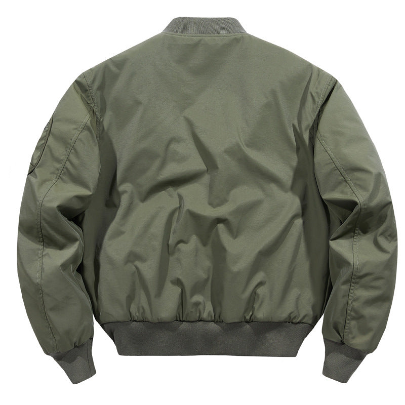 Herren Kurz geschnittener Utility-Bomber mit Multifunktionstaschen und geripptem Bund Shop Nory