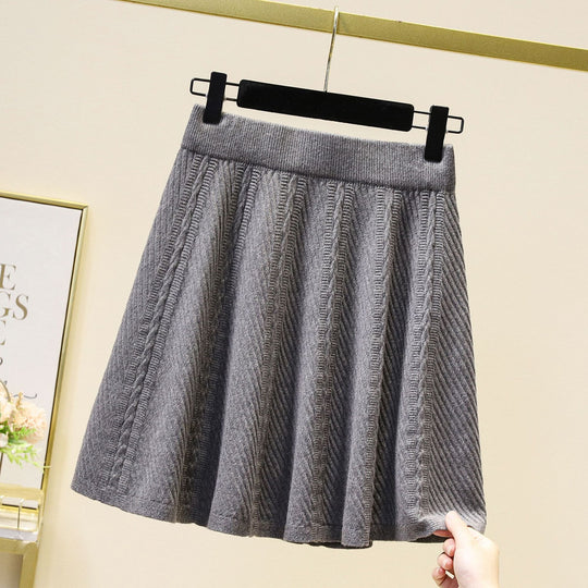 Damen Gemusterter Strickrock Shop Nory
