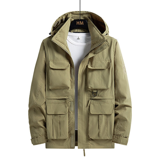 Herren Trendige Utility-Jacke Shop Nory