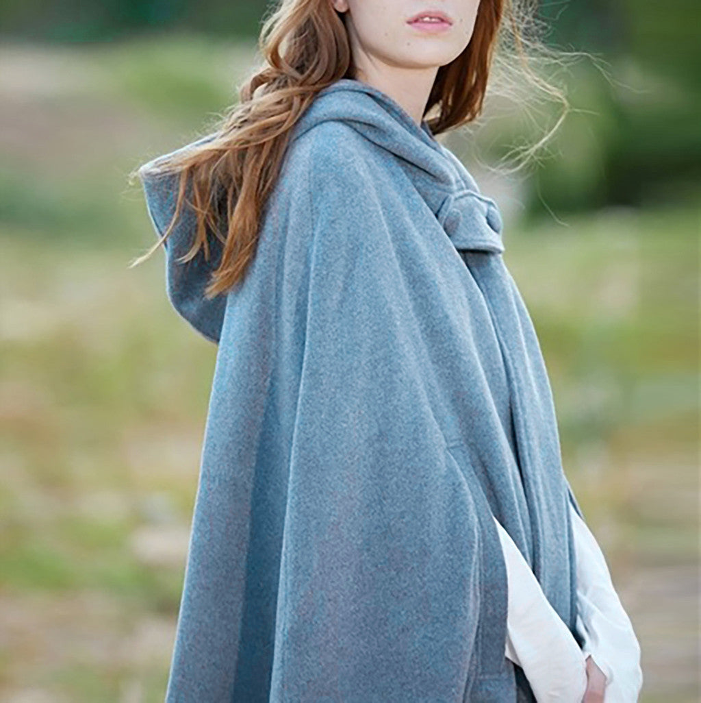 Damen Überwurf Poncho