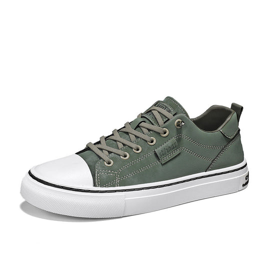 Herren klassische Low-Top Sneaker im Canvas-Look mit verstärkter Zehenkappe und gepolstertem Komfortfußbett Shop Nory