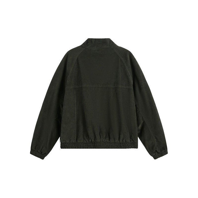 Unisex Cord-Blouson im kastigen Boxy-Schnitt mit Stehkragen und funktionalen Klappentaschen Shop Nory