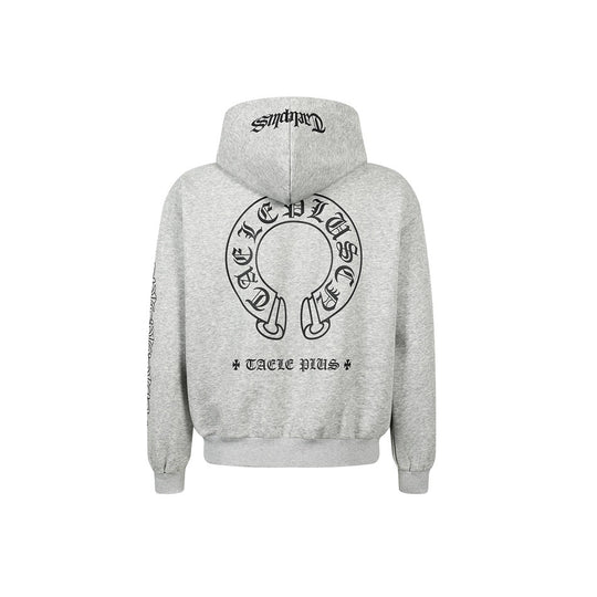 Unisex Kapuzenpullover im Urban‑Gothic‑Print mit geripptem Saum Shop Nory