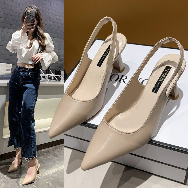Damen Slingback Pumps mit stilvollem Plateau