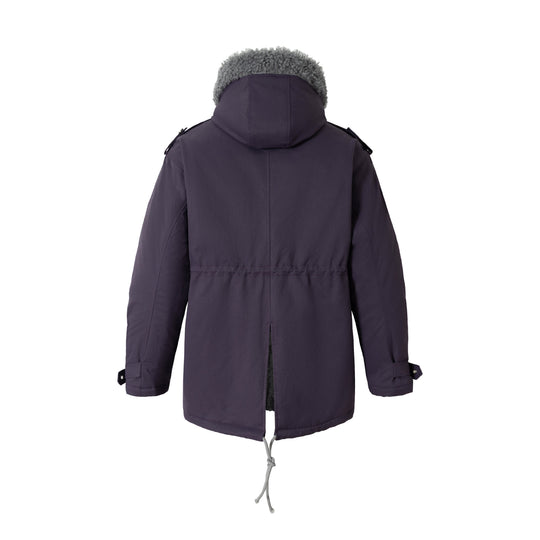 Damen Kurzparka mit Teddyfutter, Tunnelzug und Schnallenärmeln Shop Nory