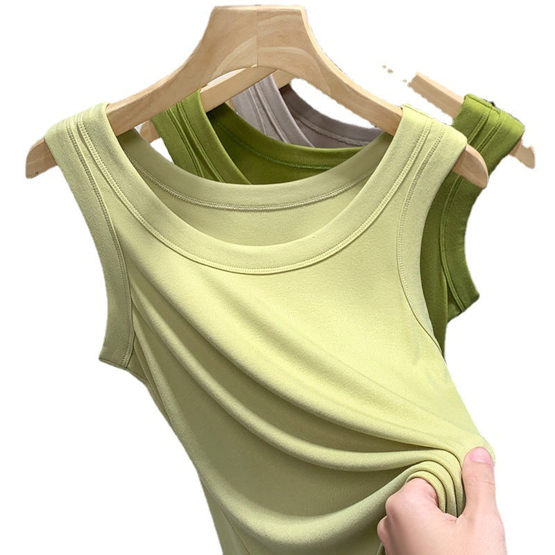Damen ärmelloses Basic-Top aus hochwertigem Material