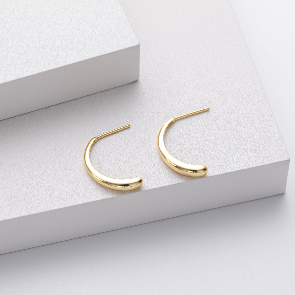Damen Ohrhängerde mit elegantem geschwungenen Design Shop Nory