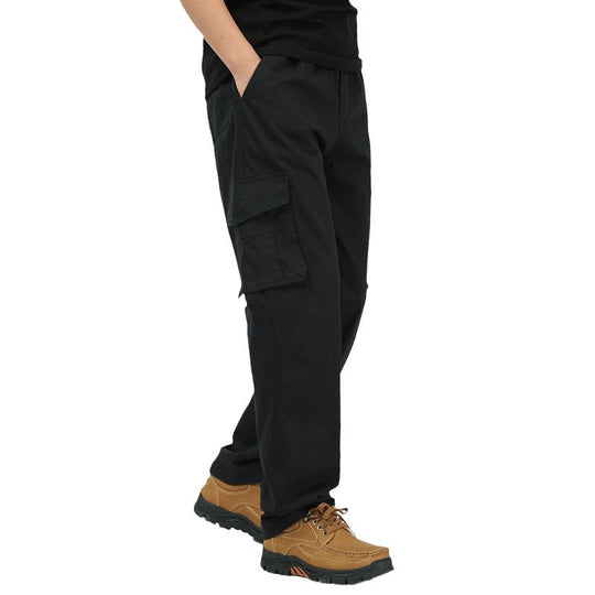 Herren utilitaristische Cargohose mit geradem Schnitt und Multifachtaschen Shop Nory