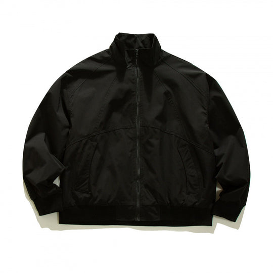 Herren Leichte Boxy-Trainingsjacke mit Stehkragen, Raglanärmeln und geripptem Saum Shop Nory