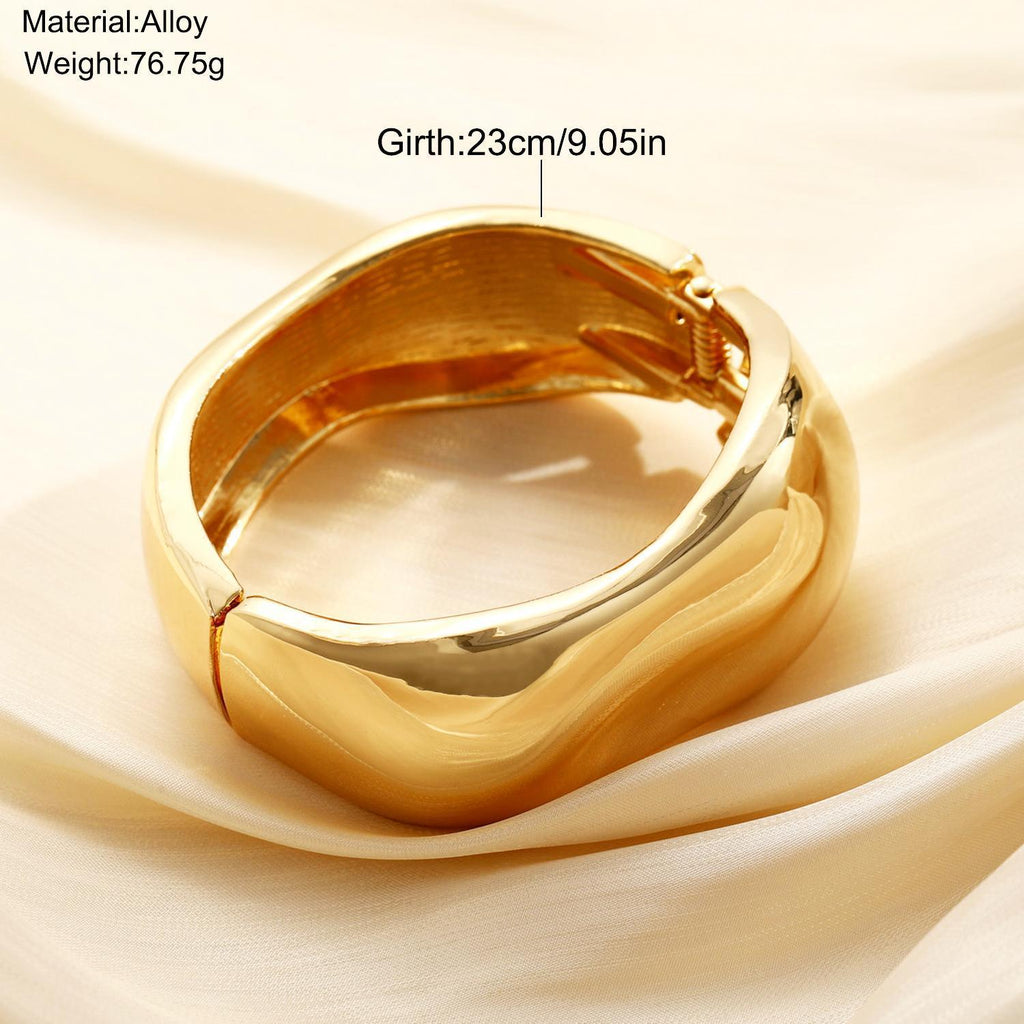 Damen elegantes und modernes Armreif aus hochwertigem Metall Shop Nory