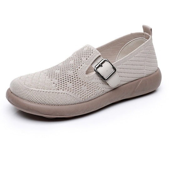 Damen Atmungsaktive Slip-On Schuhe mit verstellbarem Riemen