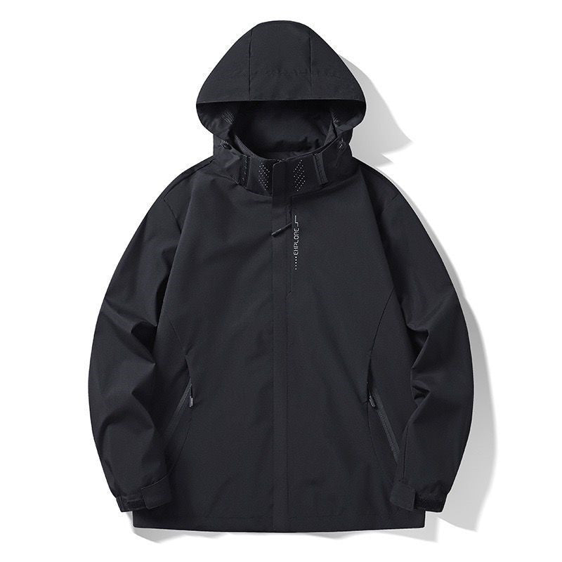 Herren Leichte Softshell-Funktionsjacke mit atmungsaktivem Meshfutter und verstellbarer Kapuze Shop Nory