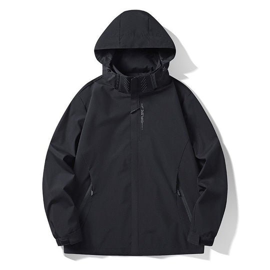Herren Leichte Softshell-Funktionsjacke mit atmungsaktivem Meshfutter und verstellbarer Kapuze Shop Nory