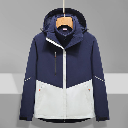 Herren Softshell-Outdoorjacke mit Kapuze, wind- und wasserdicht Shop Nory