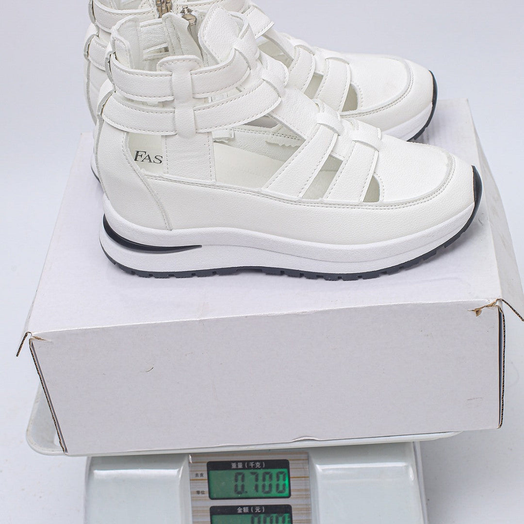 Damen Wedge-Sneaker mit verstellbaren Riemen und atmungsaktiver Sohle