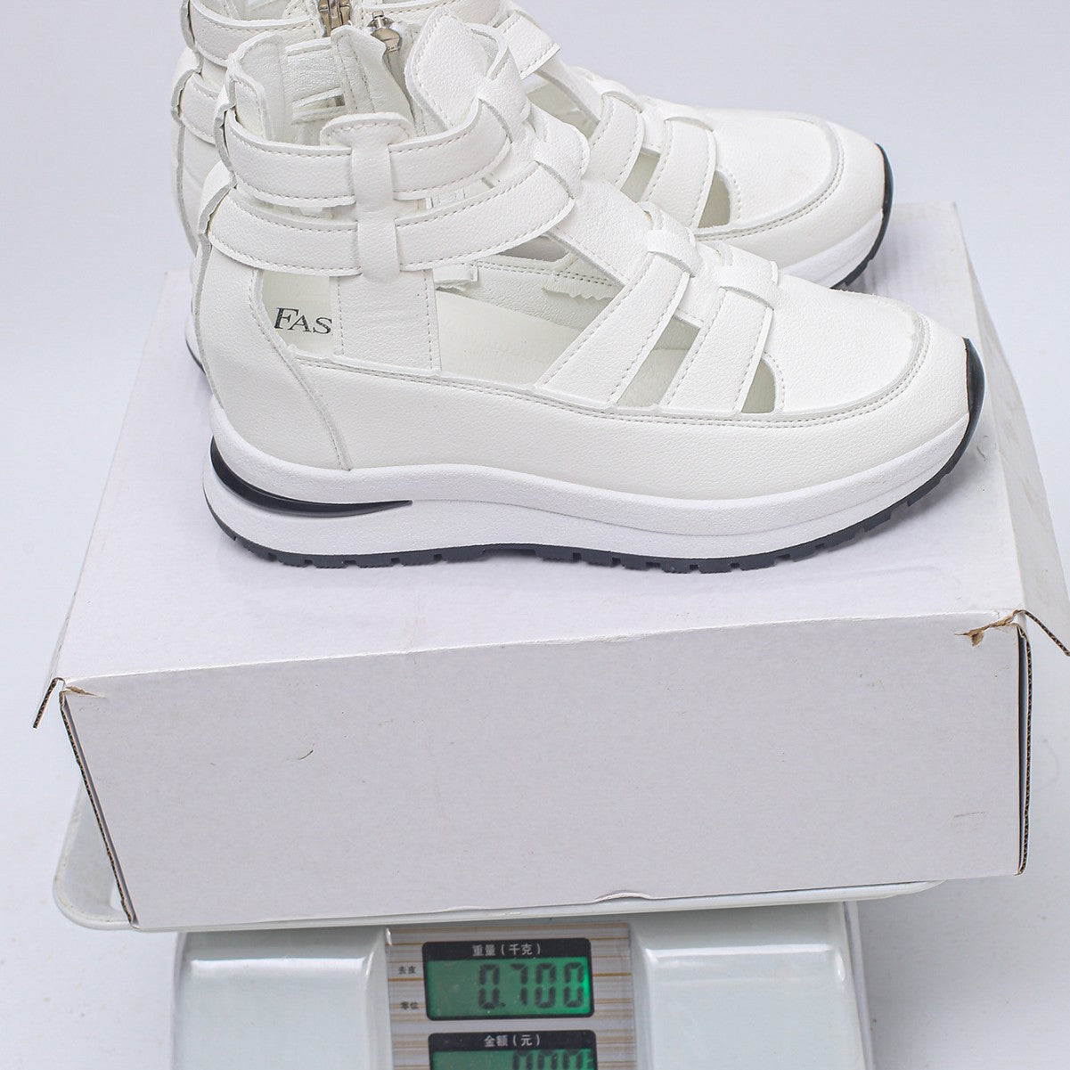 Damen Wedge-Sneaker mit verstellbaren Riemen und atmungsaktiver Sohle