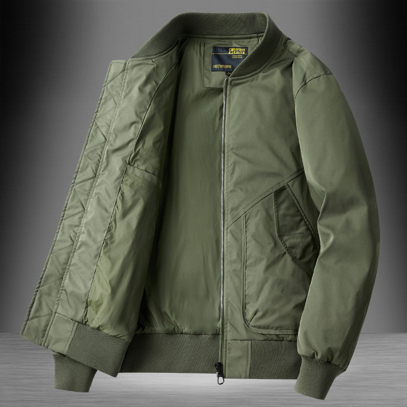 Herren Classic Bomberjacke im Utility-Look mit gesteppter Thermofütterung und Schrägeingrifftaschen Shop Nory