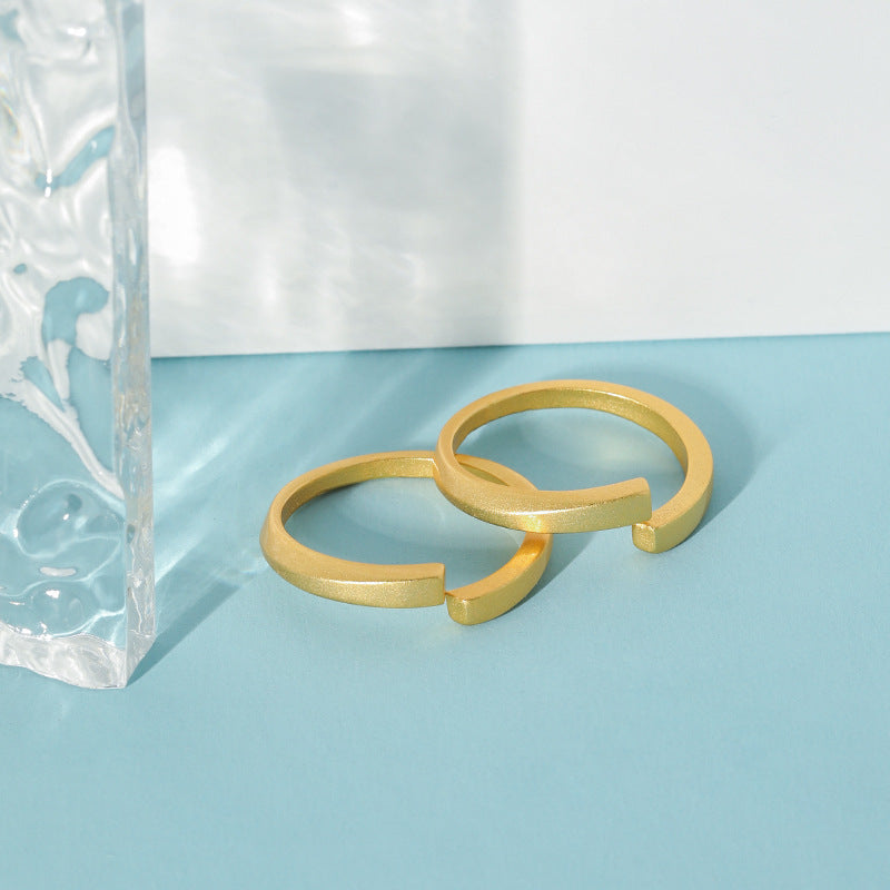 Damen Minimalistischer Goldring Shop Nory