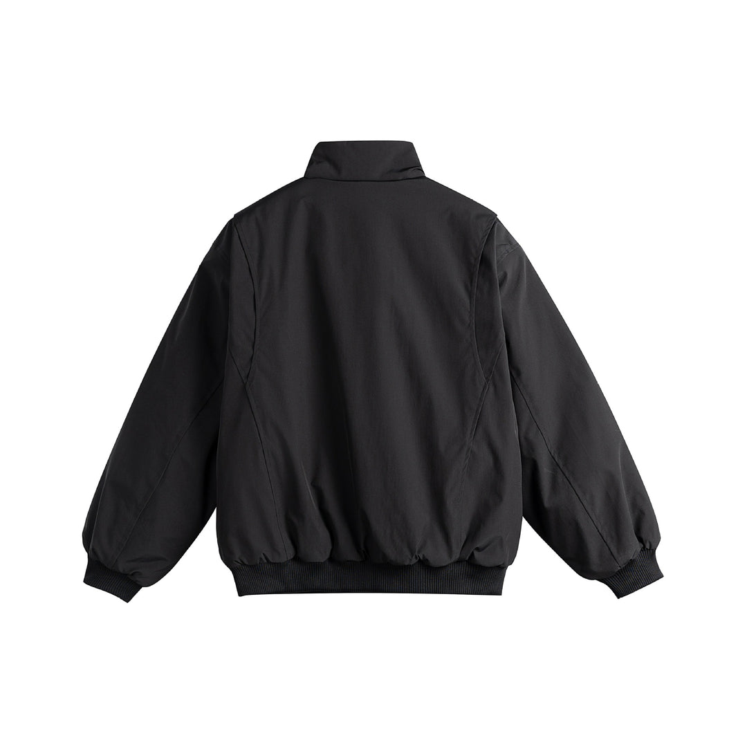 Damen Gefütterte Boxy‑Bomberjacke mit hohem Stehkragen und diagonal gesteppter Optik Shop Nory