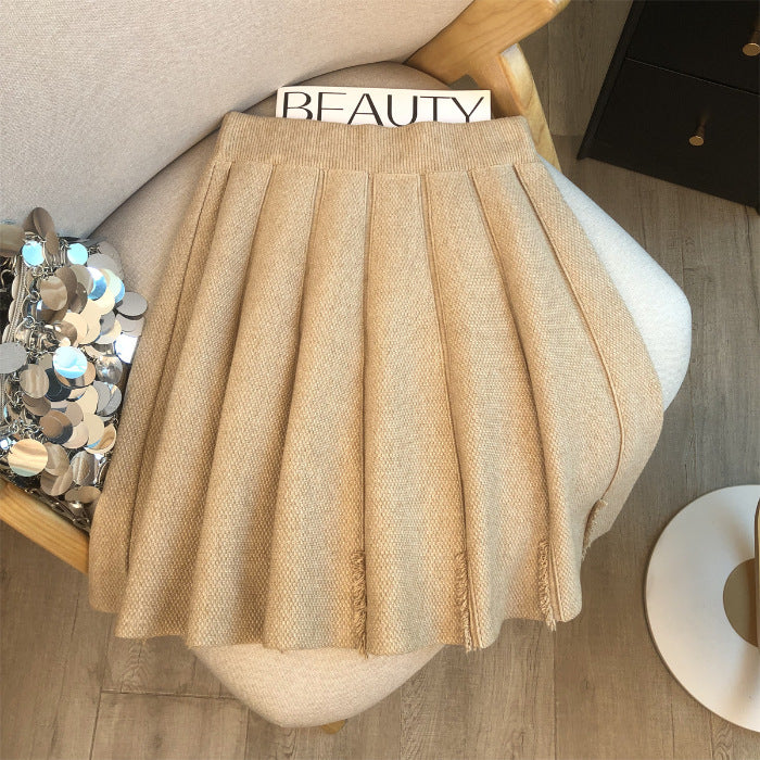 Damen Modischer Faltenrock mit strukturiertem Design Shop Nory