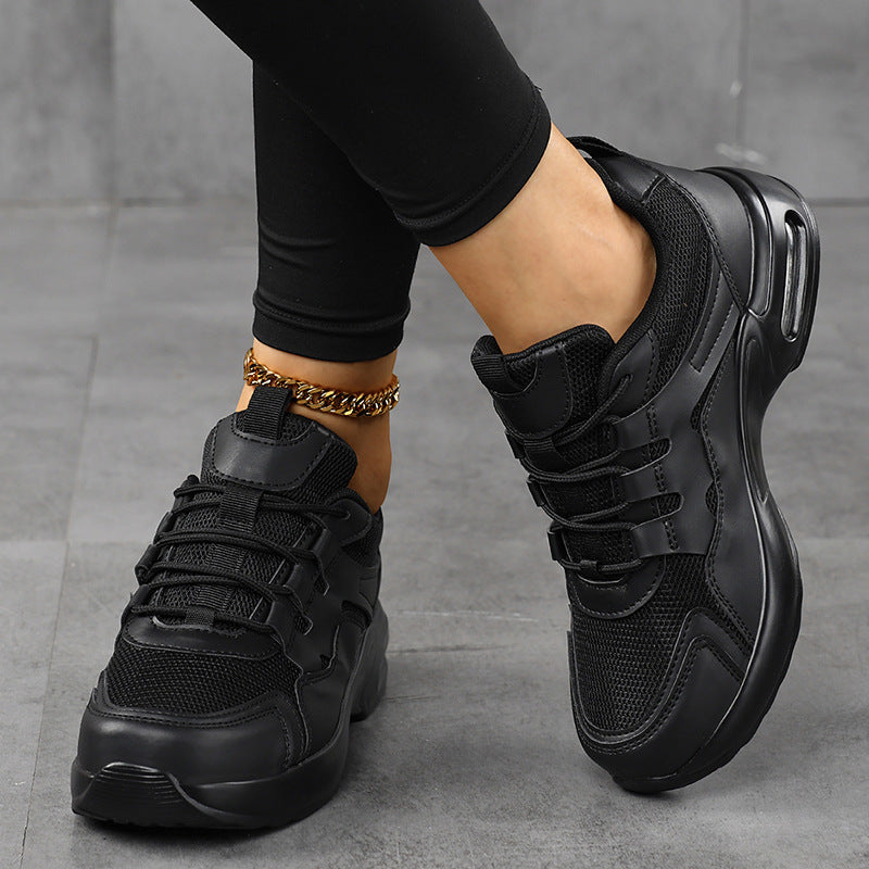 Damen Plateau-Sneaker mit Luftkissen-Sohle, atmungsaktivem Mesh und robuster Gummilaufsohle Shop Nory