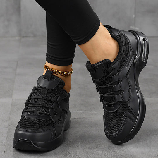 Damen Plateau-Sneaker mit Luftkissen-Sohle, atmungsaktivem Mesh und robuster Gummilaufsohle Shop Nory