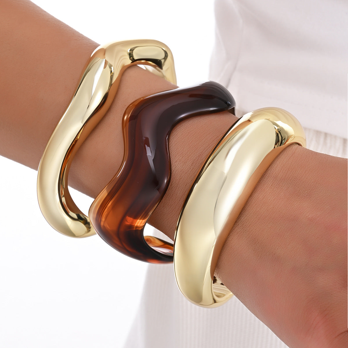 Damen Haarklammern Set mit elegantem Wellen- und geschwungenem Design Shop Nory