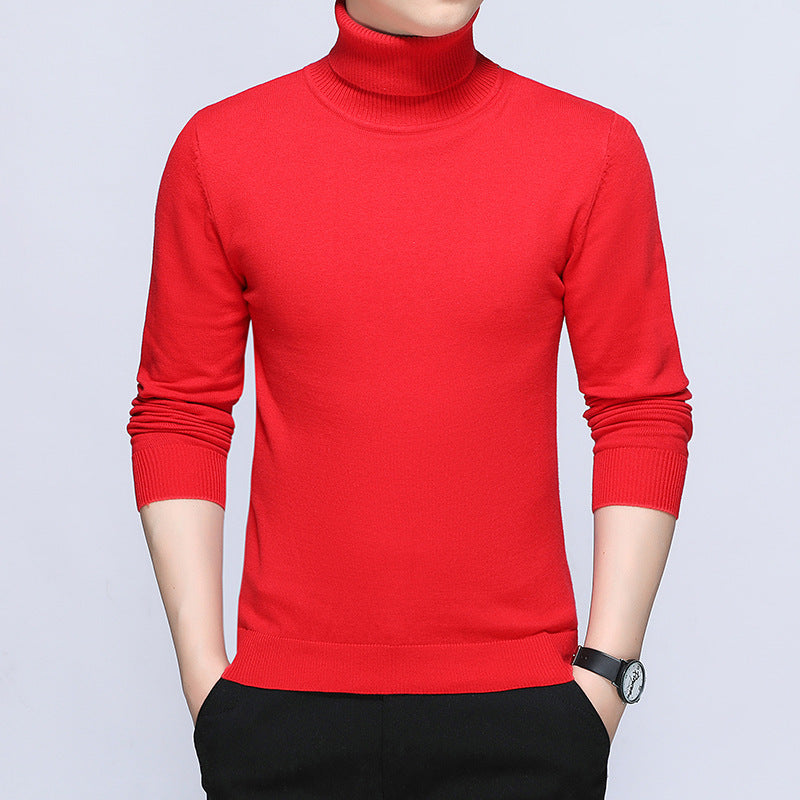 Herren Rollkragenpullover aus hochwertiger, atmungsaktiver Baumwolle