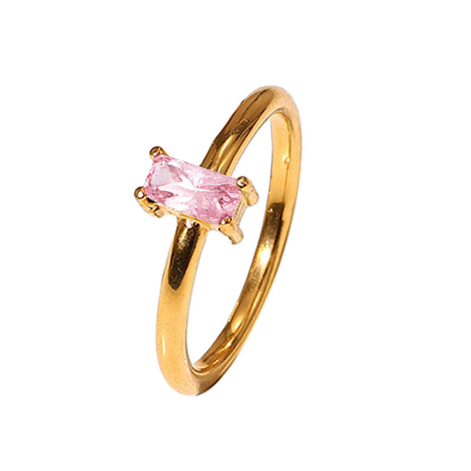Damen eleganter Ring mit aquamarinfarbener Steinfassung Shop Nory