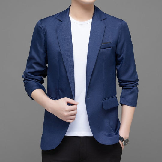 Herren modernen Blazer mit eleganter Passform und praktischen Taschen