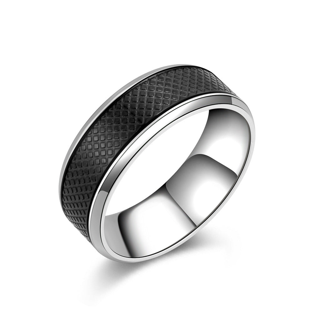 Herren Ring mit strukturiertem Design Shop Nory