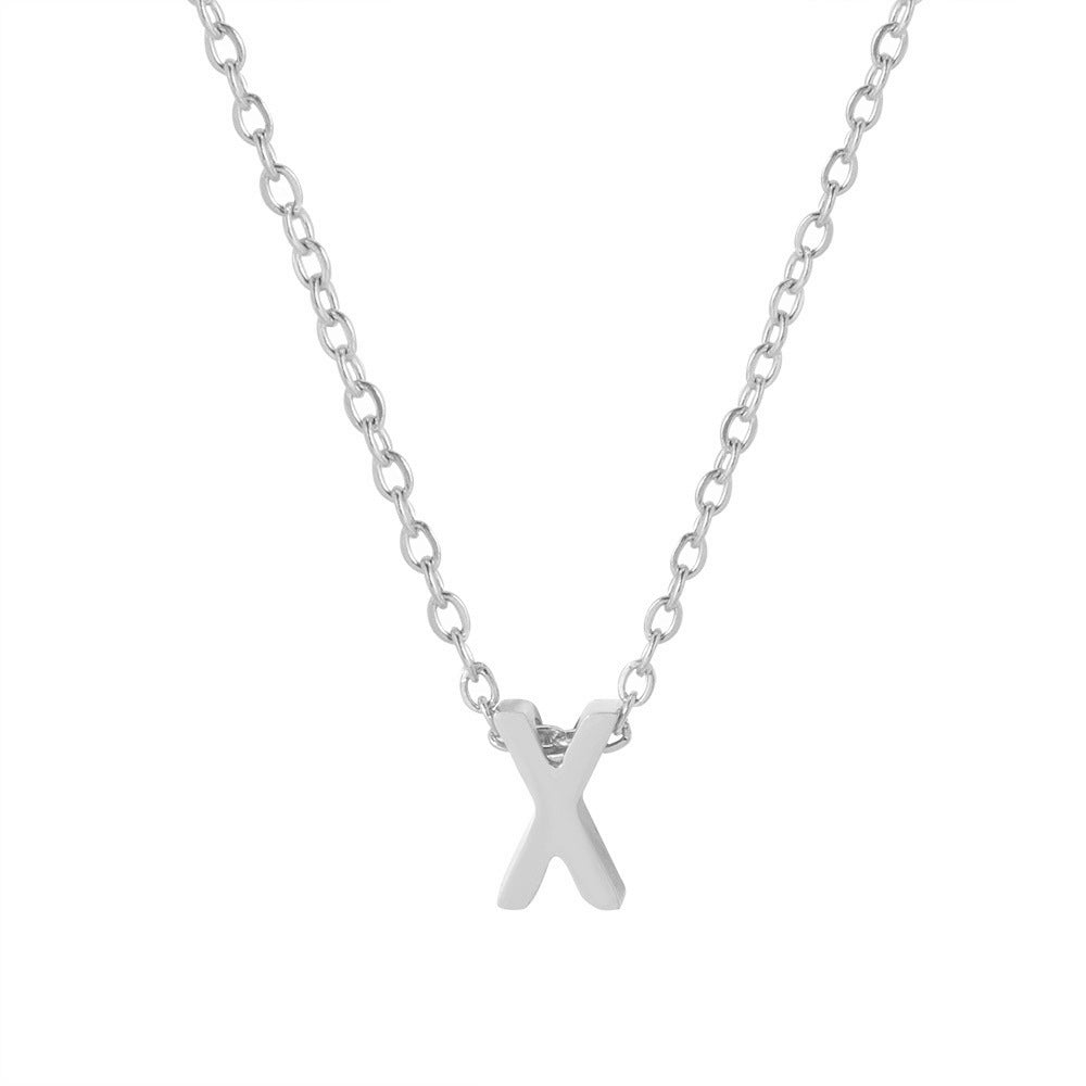 Damen personalisierte Initial Anhänger Halskette Shop Nory