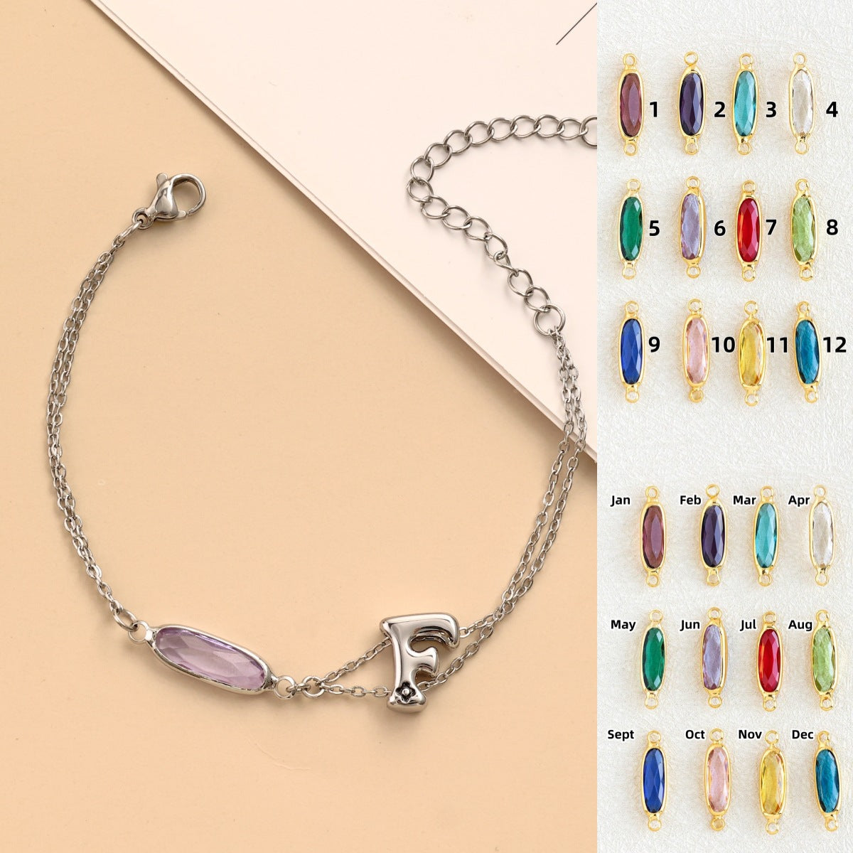 Damen Armbanduhr mit facettiertem Kristall und eleganter Schließe Shop Nory