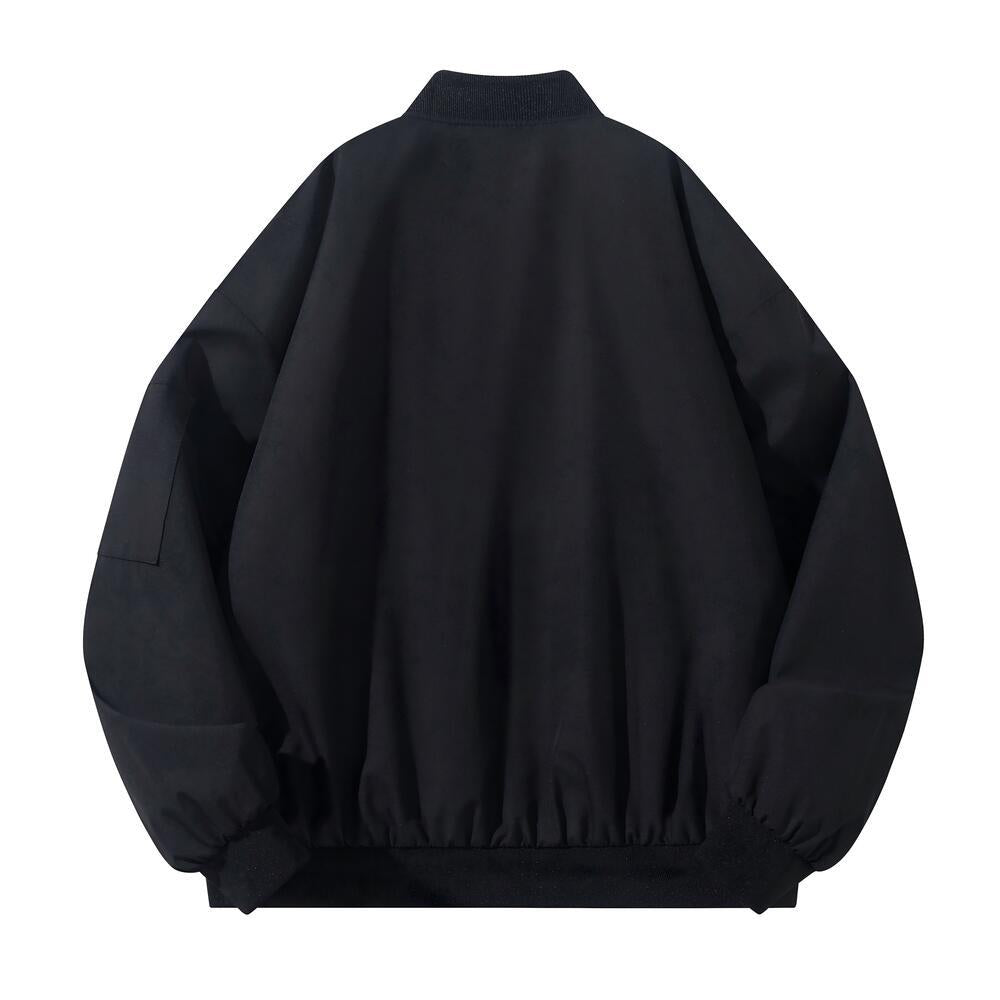 Herren Modische Bomberjacke mit seitlichen Reißverschlusstaschen Shop Nory