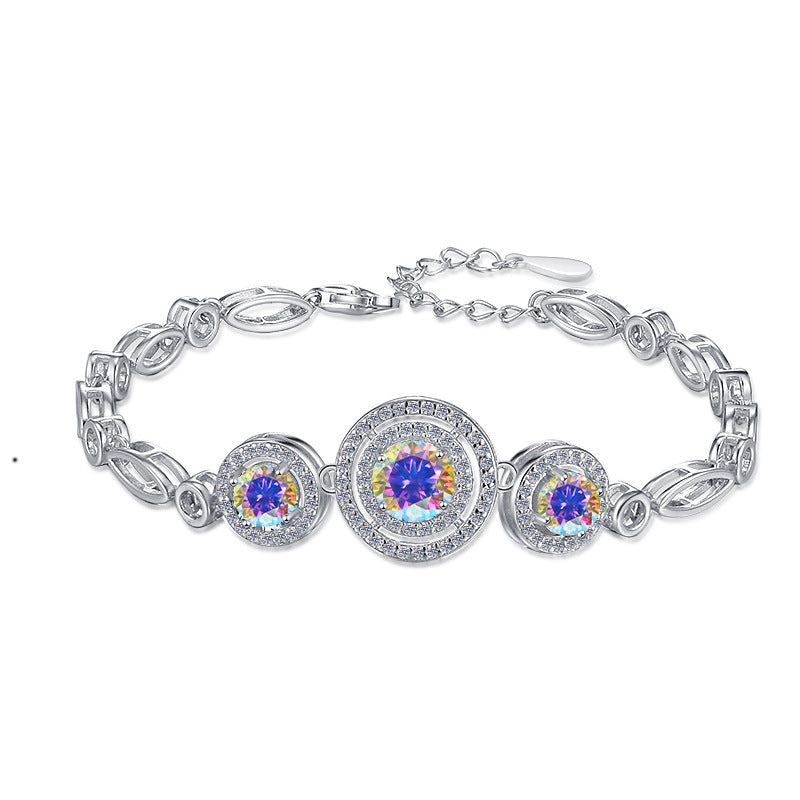 Damen elegantes Armband mit strahlenden Kristallen Shop Nory
