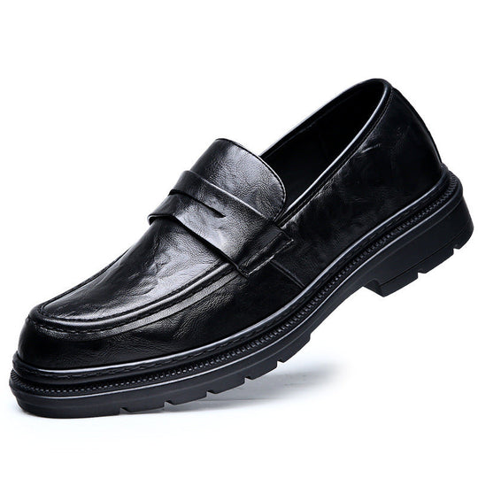 Herren Elegante Ledermokassins mit rutschfester Sohle