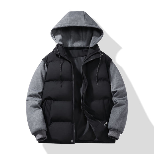Herren Multifunktionale Steppjacke mit Kapuze Shop Nory
