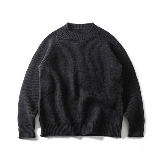 Herren Rippstrickpullover mit Rundhals und Raglanärmeln Shop Nory